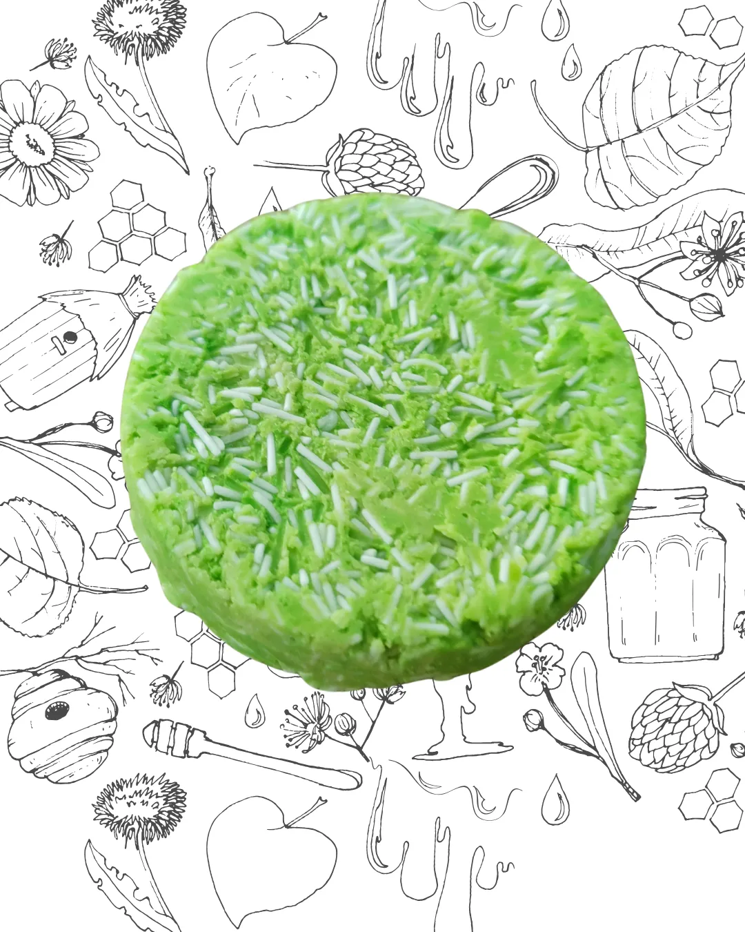 Shampoo sólido de menta