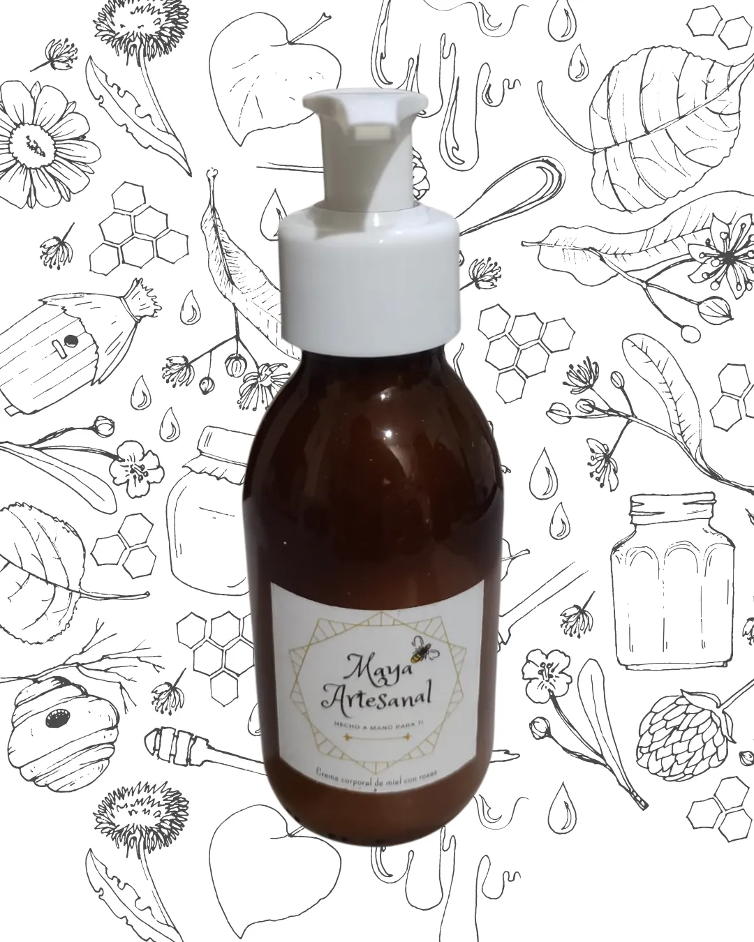 CREMA DE ROSAS -MAYA ARTESANAL