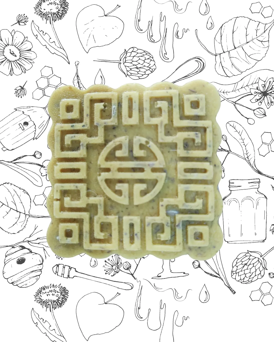 JABÓN LAVANDA CUADRADO MANDALA 53 GR