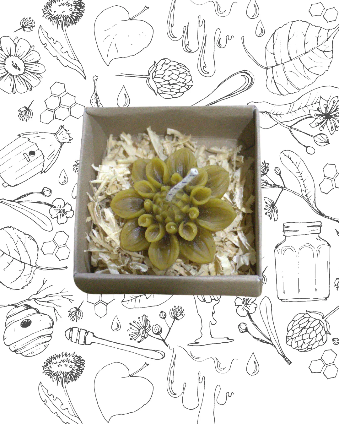 VELA DE FLOR